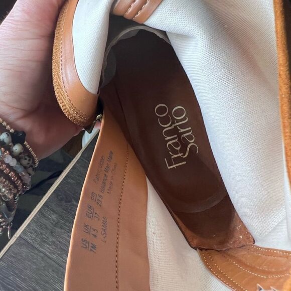 Franco Sarto Sammie Faux Suede Ankle Bootie in Whiskey Tan. Size 7. NWT! - Picture 15 of 16